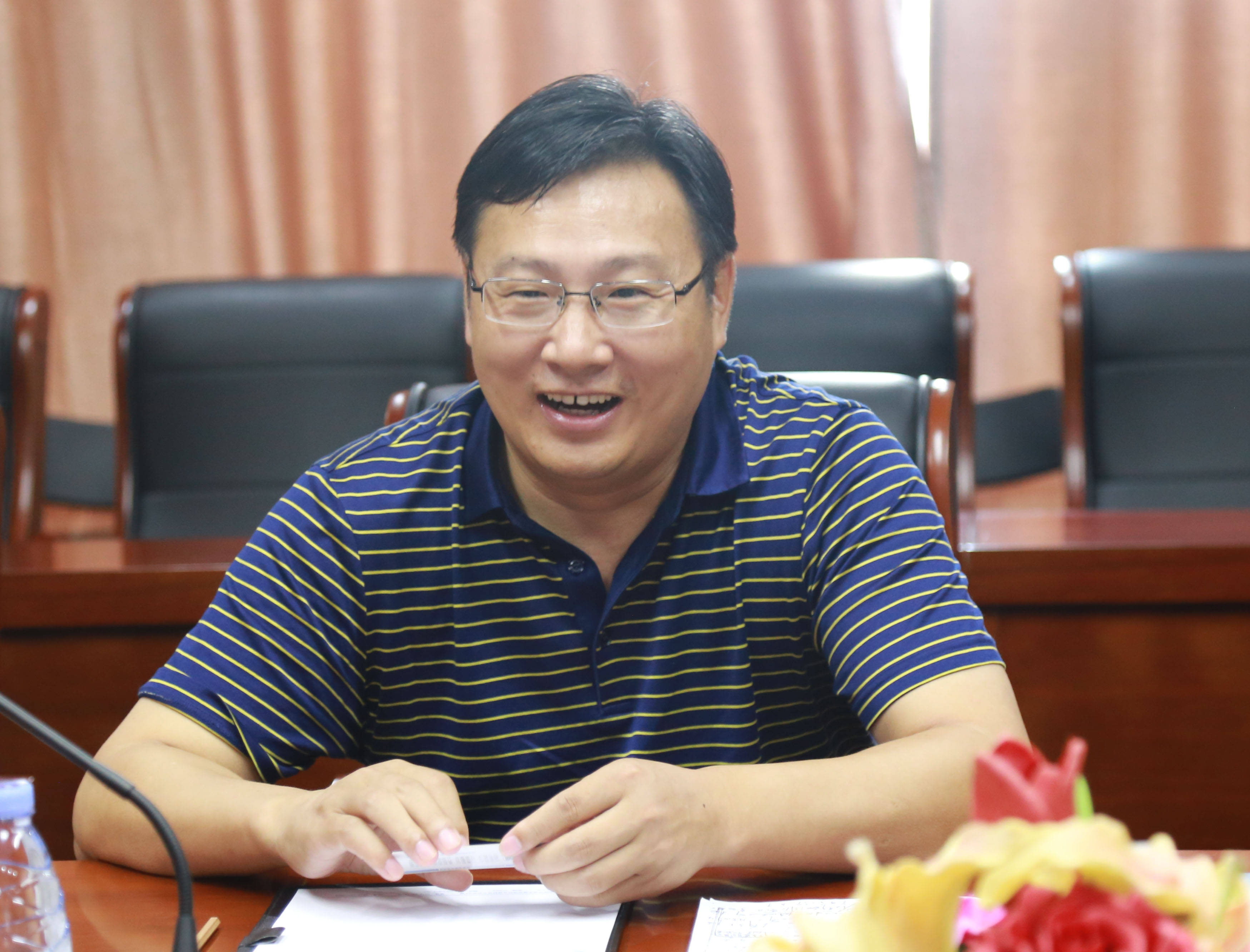 亭湖区区委常委孙庆树一行来我院调研